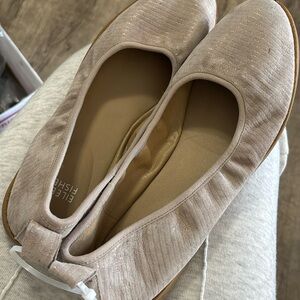 Eileen Fisher leather upper ballet flats